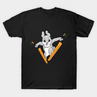 Beautiful rabbit as a skier T-Shirt